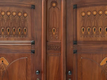 Arts & Crafts Armoire or Wardrobe by Jac. van den Bosch for 't Binnenhuis, 1910